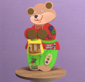 Бизиборд «Мишка Потапыч» - fgospostavki.ru - Казань