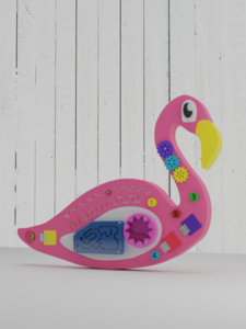 Бизиборд «Розовый фламинго» - fgospostavki.ru - Казань