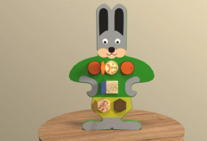 Бизиборд «Серый заинька» - fgospostavki.ru - Казань