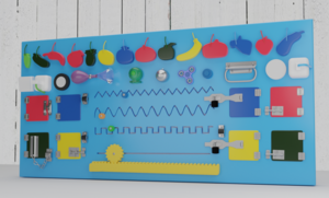 Бизиборд «Фрукты и овощи» - fgospostavki.ru - Казань