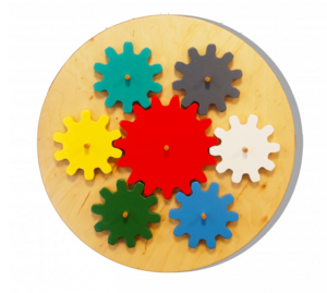Бизиборд «Цветные шестеренки» - fgospostavki.ru - Казань