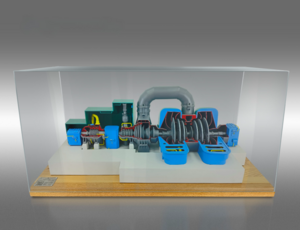 Наглядный макет "Разрез паровой турбины ТЭЦ" - fgospostavki.ru - Казань