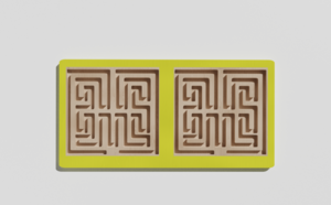 Межполушарная доска №13 желтая - fgospostavki.ru - Казань