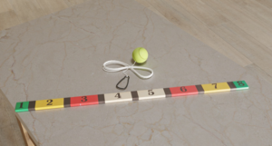 Мяч-маятник и планка для отбивания с цифрами - fgospostavki.ru - Казань