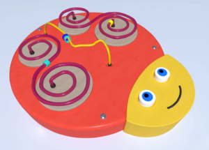 Настенный игровой элемент в виде головы гусеницы - fgospostavki.ru - Казань