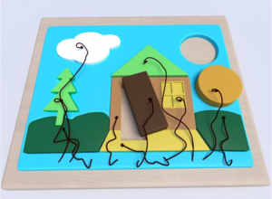 Настенная панель «Домик» - fgospostavki.ru - Казань