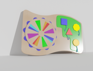 Тактильно-развивающая панель «Яркие краски» - fgospostavki.ru - Казань