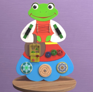 Бизиборд «Лягушка» - fgospostavki.ru - Казань