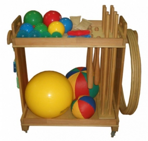 Тележка с гимнастическими снарядами (детская комплектация) - fgospostavki.ru - Казань