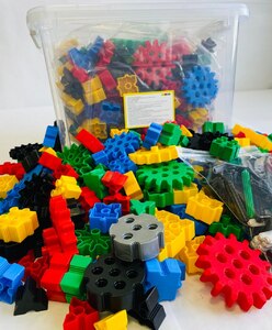 Конструктор Шестеренки (STEM Junior) 300 деталей  - fgospostavki.ru - Казань