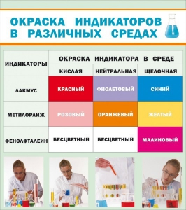 Стенд "Окраска индикаторов в различных средах" - fgospostavki.ru - Казань