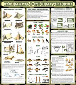 Стенд информационный "Как выжить в суровых условиях" - fgospostavki.ru - Казань