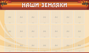 Стенд "Наши земляки" - fgospostavki.ru - Казань