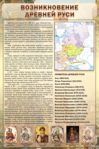Стенд "Возникновение древней Руси" - fgospostavki.ru - Казань