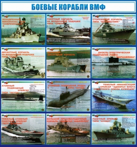 Стенд "Боевые корабли ВМФ" - fgospostavki.ru - Казань