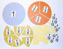 Набор магнитных карточек "Доли и дроби - 3" - fgospostavki.ru - Казань