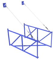 Ферма баскетбольная вынос 2 метра для щита из оргстекла 1,8х.1,05 метра - fgospostavki.ru - Казань