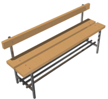 Скамья для раздевалок со спинкой (1,5 метра) - fgospostavki.ru - Казань