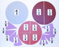 Набор магнитных карточек "Доли и дроби - 1" - fgospostavki.ru - Казань