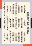 Комплект таблиц. Русский язык. Словарные слова. - fgospostavki.ru - Казань