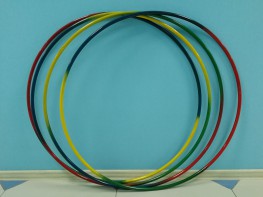 Обруч с утяжелителем стальной "Радуга" (900 миллиметров, 1050 грамм) - fgospostavki.ru - Казань