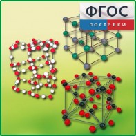 Комплект моделей кристаллических решеток (6 штук) - fgospostavki.ru - Казань