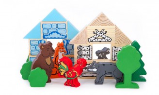 Комплект игрушек для сказкотерапии "Зайкина избушка" - fgospostavki.ru - Казань