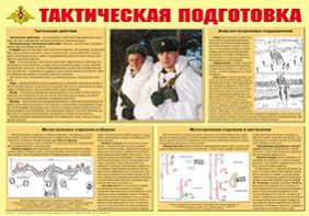 Плакат "Тактическая подготовка" - fgospostavki.ru - Казань