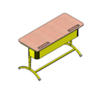 Стол ученический "Асташка -2" двухместный регулируемый - fgospostavki.ru - Казань