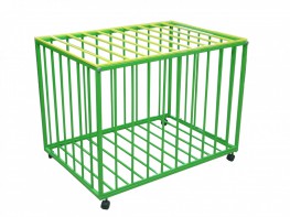 Контейнер для мячей на колесиках (разборный с крышкой) - fgospostavki.ru - Казань