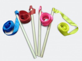 Лента атласная на деревянной палочке (0,5 метра) - fgospostavki.ru - Казань