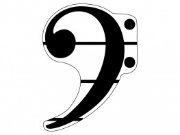 Набор магнитных карточек "Басовый ключ "фа" (3 штуки) - fgospostavki.ru - Казань