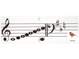 Настольное мягкое магнитно-маркерное поле с нотным станом - fgospostavki.ru - Казань