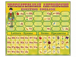 Комплект оборудования "Английский алфавит" с комплектом тематических магнитов - fgospostavki.ru - Казань