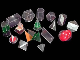 Набор прозрачных геометрических тел с сечениями (разборный) - fgospostavki.ru - Казань