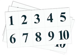 Набор цифр от 1 до 10 (для начальной школы) - fgospostavki.ru - Казань