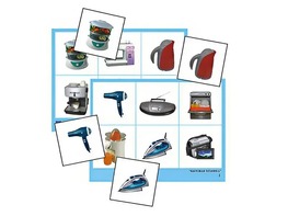 Логопедическое лото "Бытовая техника" (4 планшета, 24 карточки, цветное, ламинированное) - fgospostavki.ru - Казань