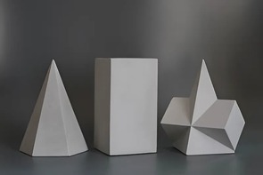 Набор гипсовых геометрических тел (15 штук) - fgospostavki.ru - Казань