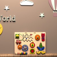 Бизиборд «Весёлые игры» - fgospostavki.ru - Казань