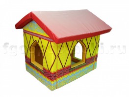 Домик игровой "Узор" с рисунком (трансформируется в маты) - fgospostavki.ru - Казань