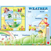 Стенд "Погода со вставками" на английском языке - fgospostavki.ru - Казань