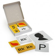 Модель-аппликация "Наследование резус-фактора" (набор из 19 карт) - fgospostavki.ru - Казань