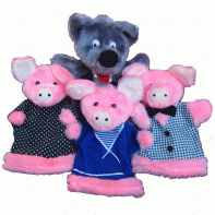 Набор перчаточных кукол "Три поросенка" - fgospostavki.ru - Казань