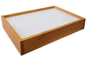 Мини планшет для рисования песком из дерева с белой подсветкой - fgospostavki.ru - Казань