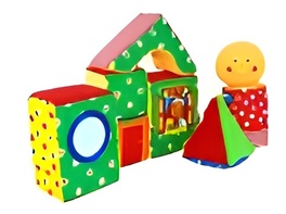 Развивающая игрушка для детей с нарушением зрения "Конструктор Колобок" - fgospostavki.ru - Казань