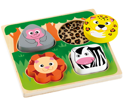 Тактильные пазлы "Сафари" - fgospostavki.ru - Казань