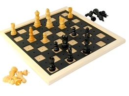 Шахматы тактильные (34х34 см) - fgospostavki.ru - Казань