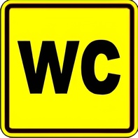 Тактильный знак (WC) 100х100 - fgospostavki.ru - Казань