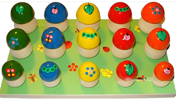 Развивающая игрушка для детей с нарушением слуха "Грибная полянка" - fgospostavki.ru - Казань