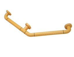 Поручень угловой трехопорный с антибактериальным покрытием (желтый) - fgospostavki.ru - Казань